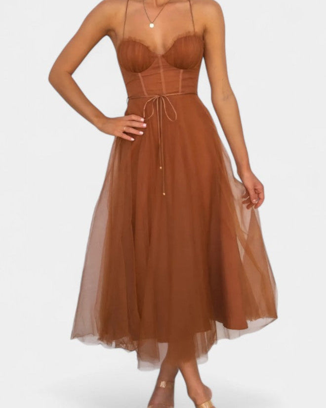 Eileen Vestido Midi de Tul