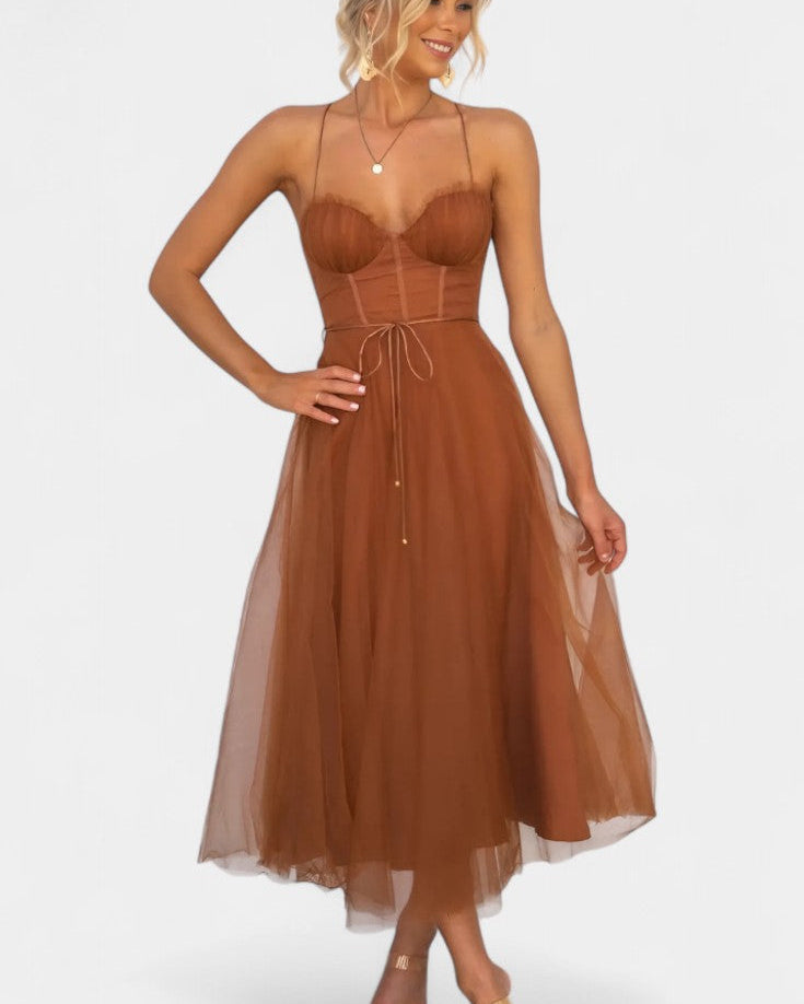 Eileen Vestido Midi de Tul