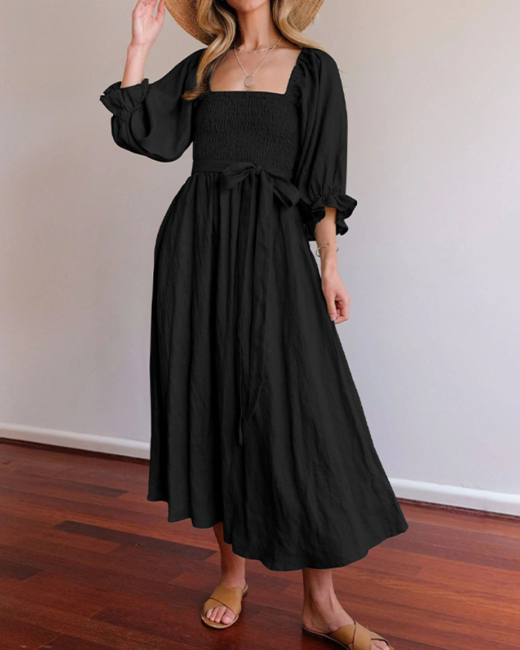 CLARISSA - VIBRAS BOHO VESTIDO MAXI
