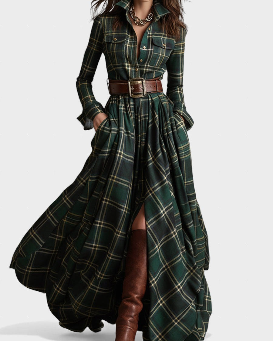 Elena | Camisa Vestido Clásico Elegante