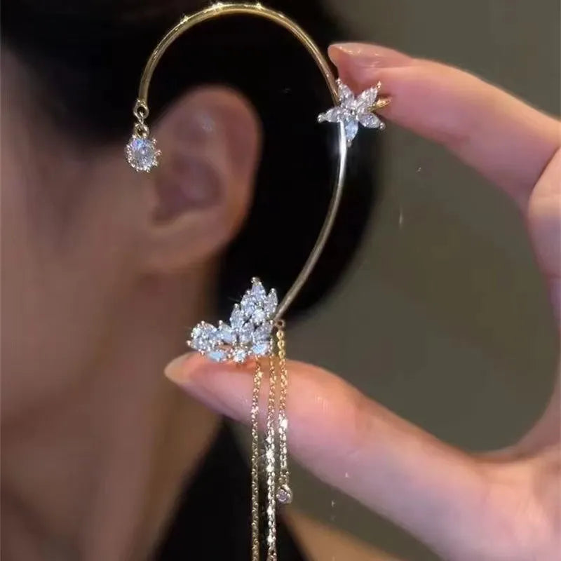 LumiStar – Pendientes de Borla Brillantes