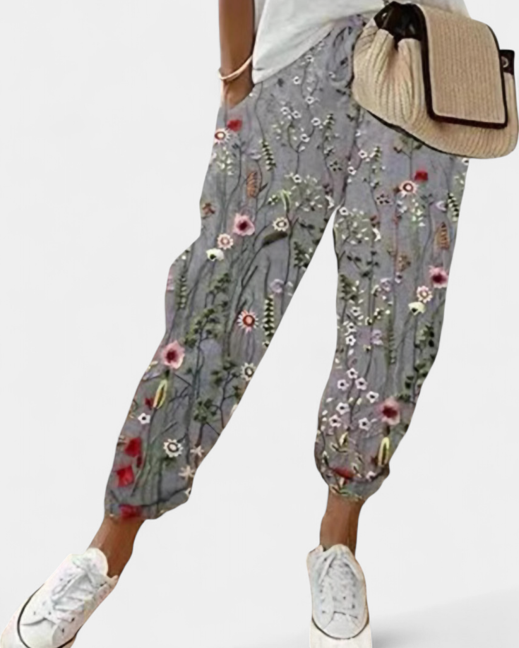 Mely | Pantalones de Lino de Corte Relajado y Estilo Atemporal