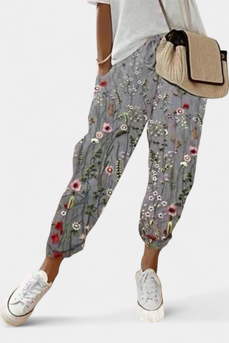 Mely | Pantalones de Lino de Corte Relajado y Estilo Atemporal