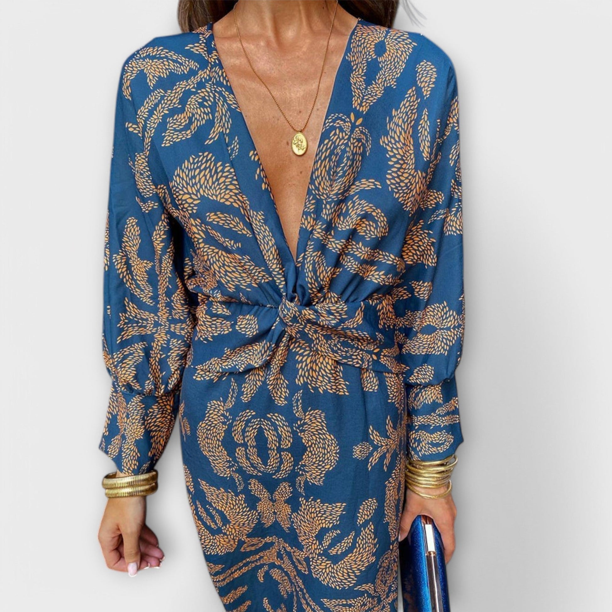 Oriana - Vestido Elegante de Mangas Largas