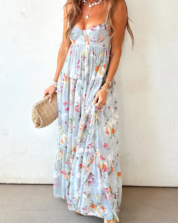 Vestido Maxi Tea Time