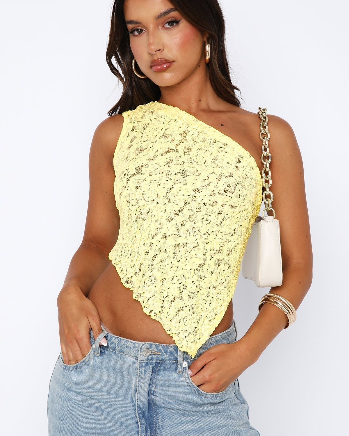 SYBIL – TOP DE TIRANTES DE ENCAJE DE VERANO PARA MUJERES