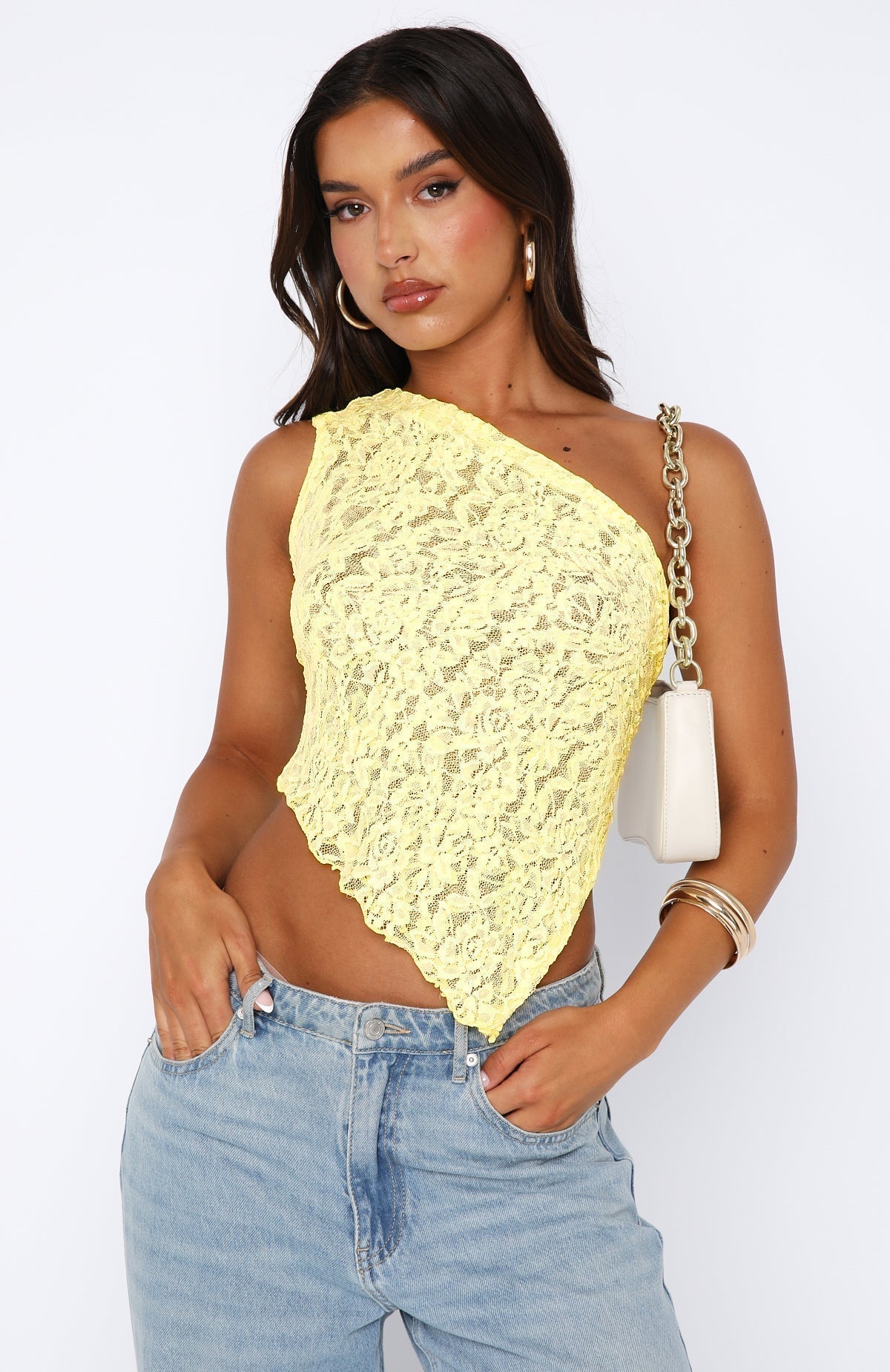 SYBIL – TOP DE TIRANTES DE ENCAJE DE VERANO PARA MUJERES