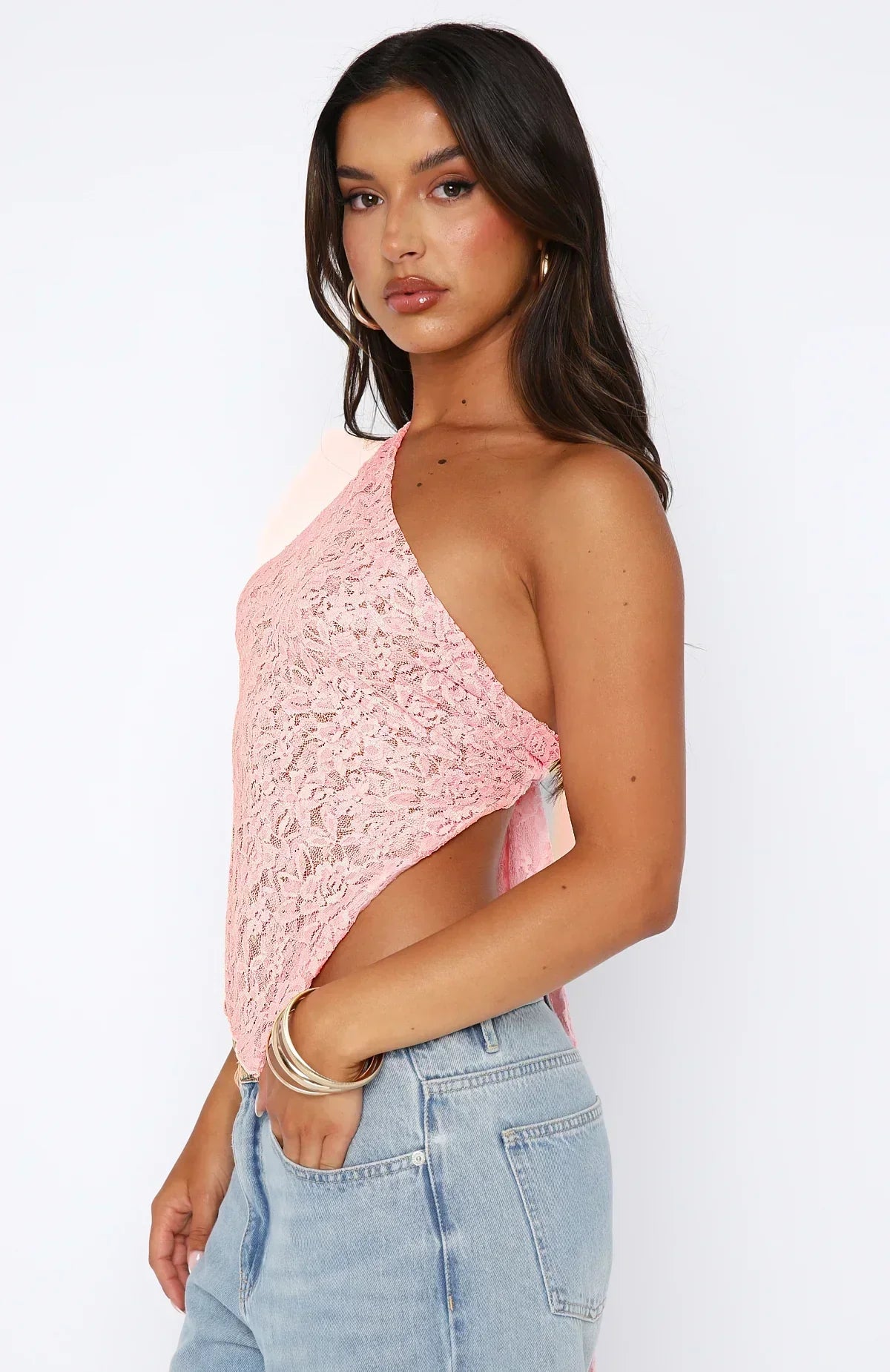 SYBIL – TOP DE TIRANTES DE ENCAJE DE VERANO PARA MUJERES