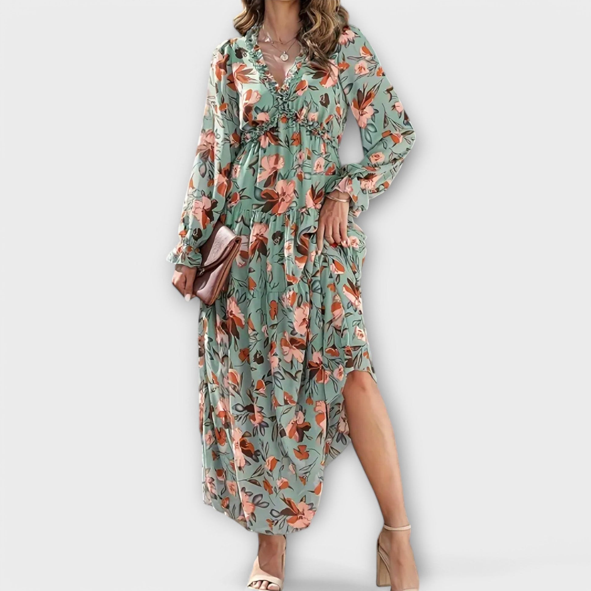 Vestido Maxi con Flores