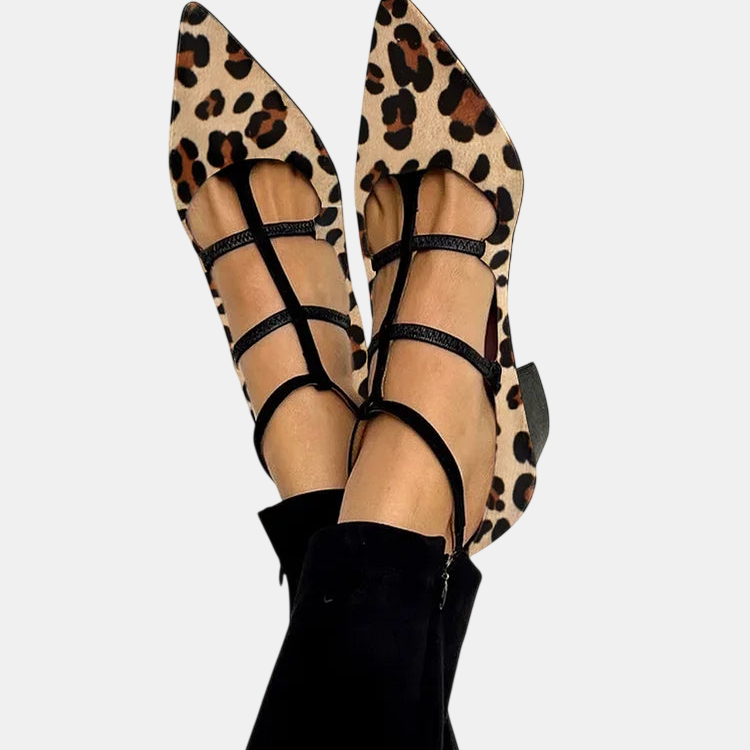 Bridget | Bailarinas Leopardo de Tacón