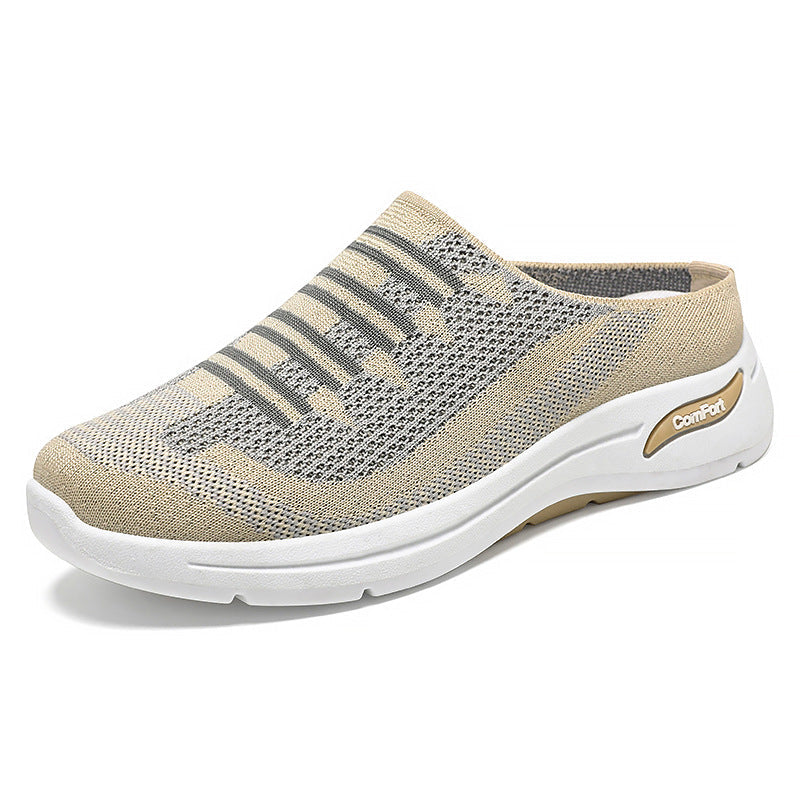 Zapatillas de mujer Slip-On de malla elegantes y transpirables