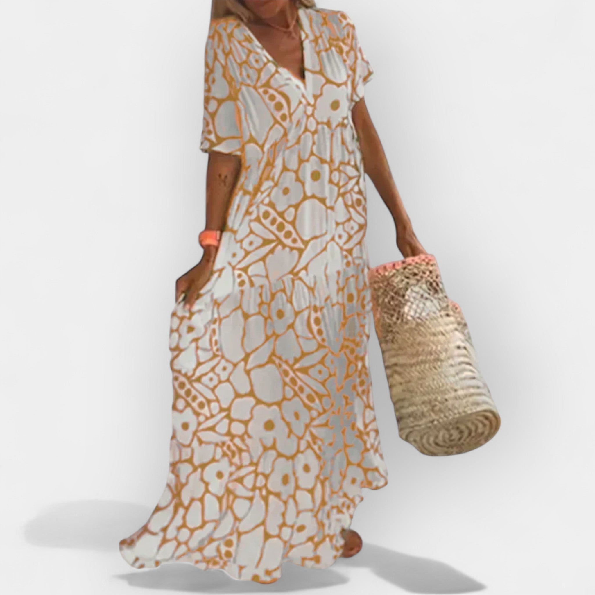 Vestido de Verano Aireado con Estampado