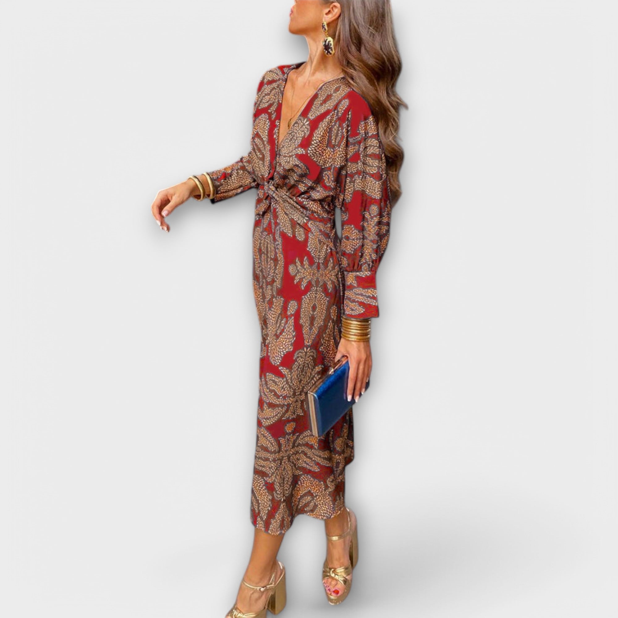 Oriana - Vestido Elegante de Mangas Largas