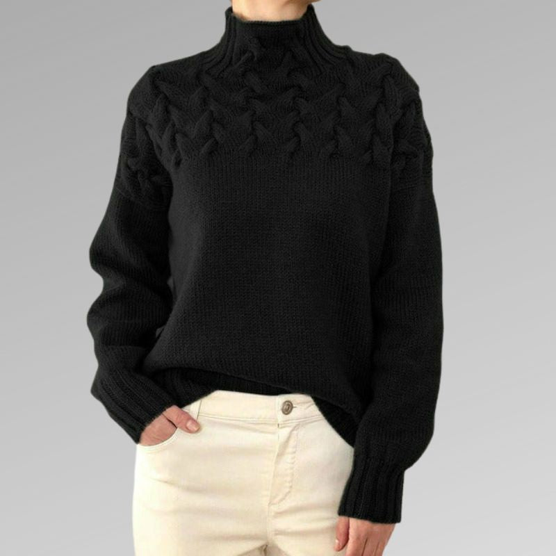 Zayla™ Elegante y Cálido con Cuello Alto
