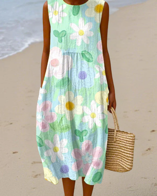 Erin | Vestido Midi Pastel