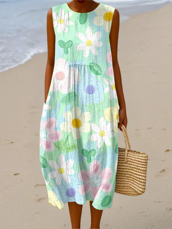 Erin | Vestido Midi Pastel