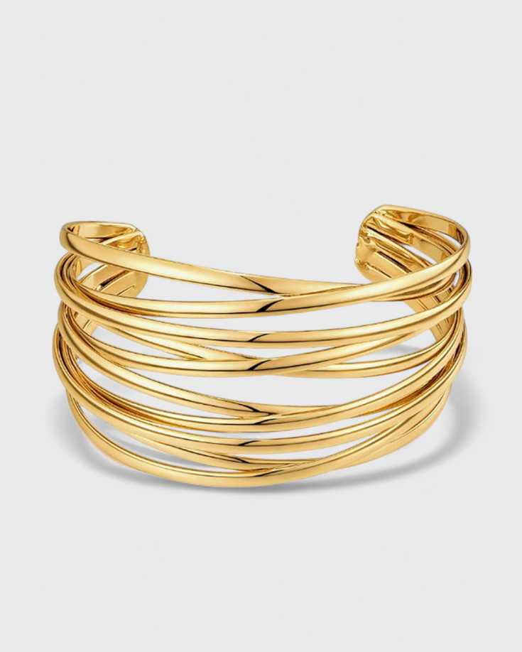 Brazalete de Alambre en Capas