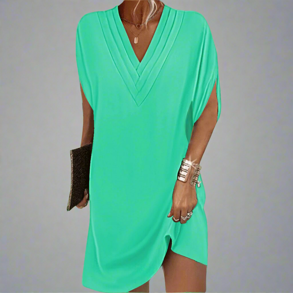 Vestido elegante hecho de una tela exquisita