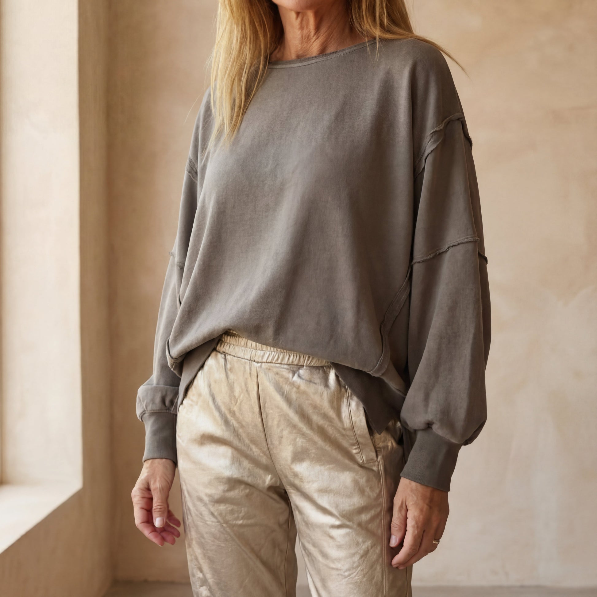 BRINA - Conjunto Casual de Top y Pantalones