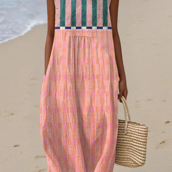 Lily | Vestido Midi Rayado