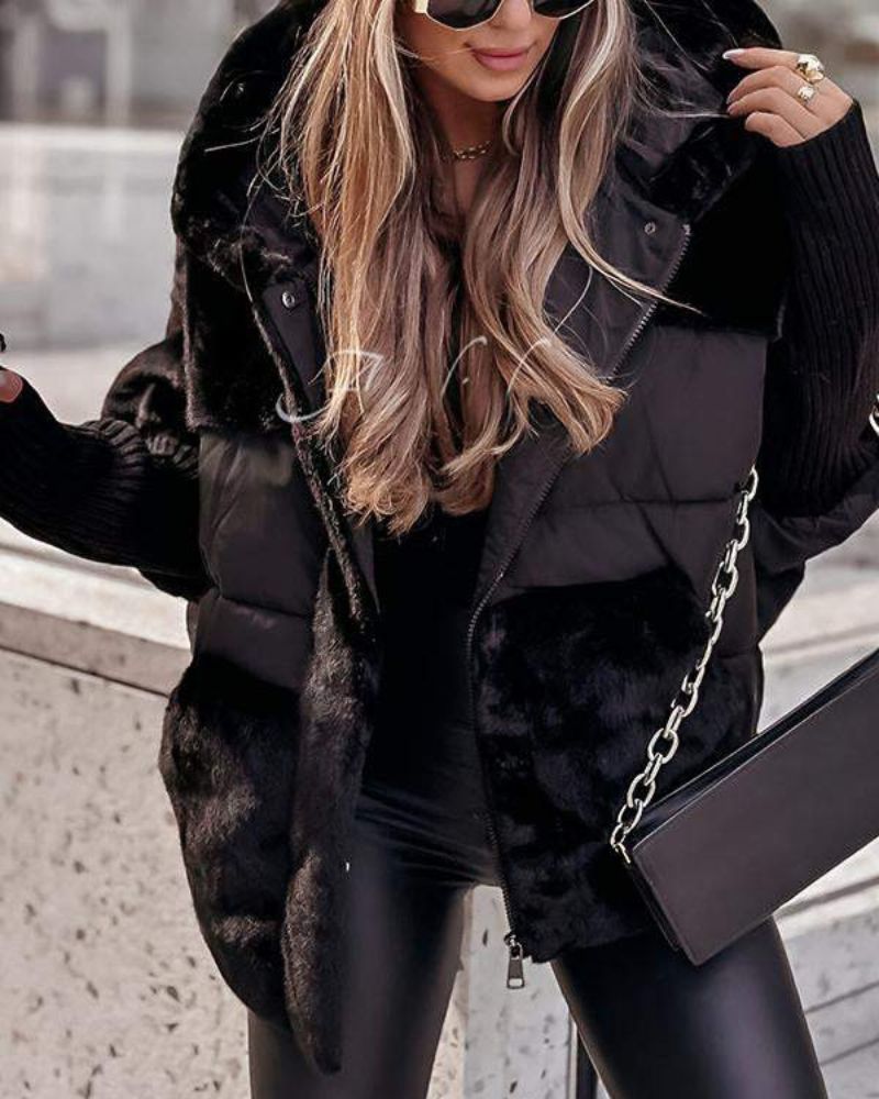 RAINA - Chaqueta térmica con capucha