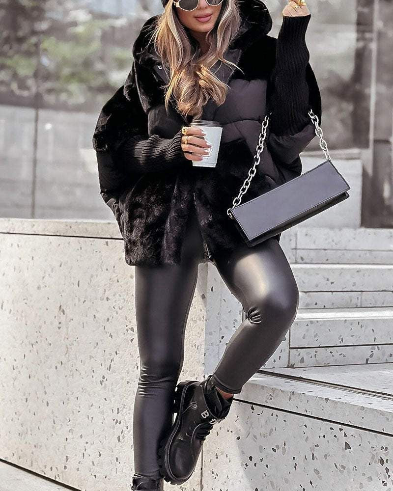 RAINA - Chaqueta térmica con capucha
