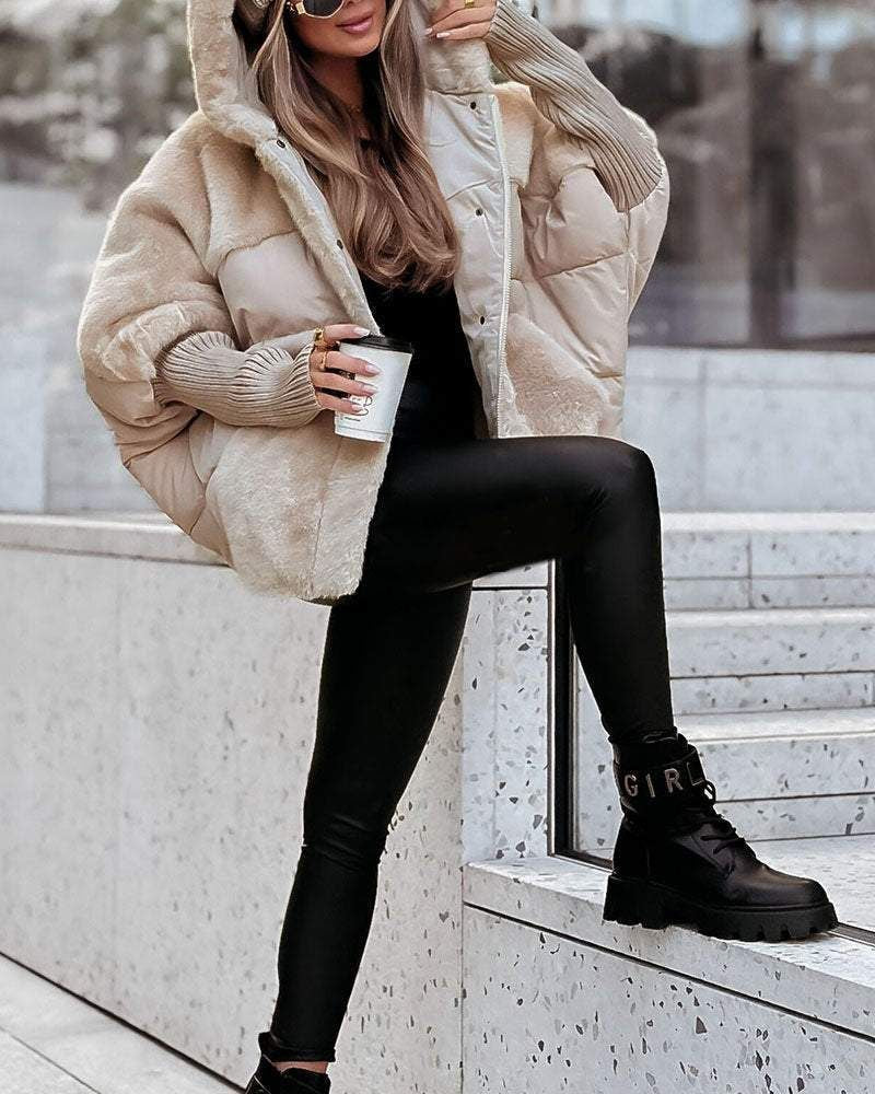 RAINA - Chaqueta térmica con capucha