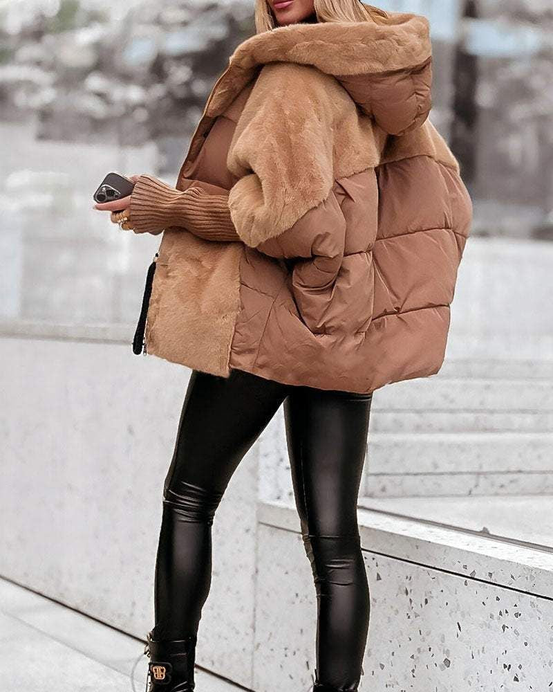 RAINA - Chaqueta térmica con capucha