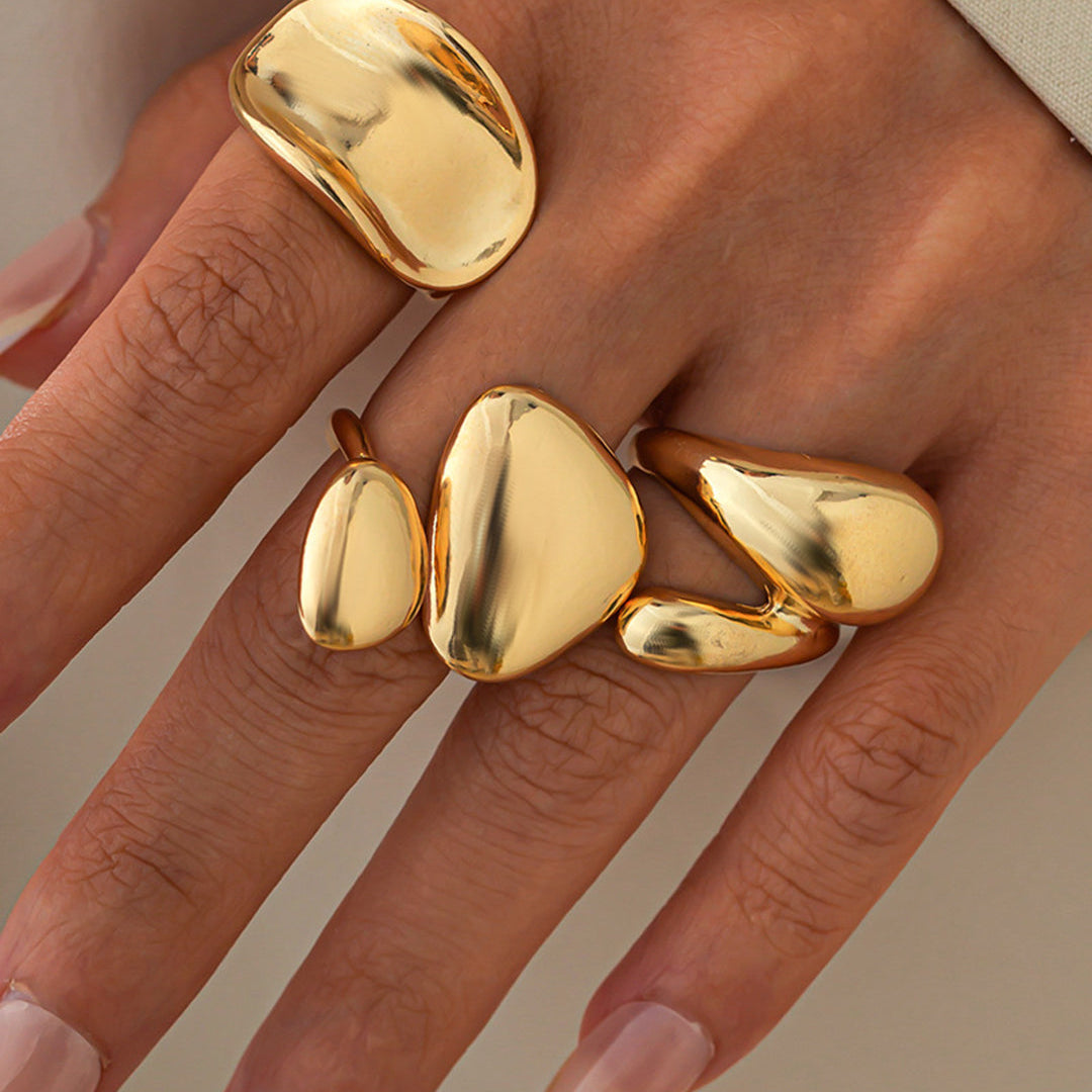 Anillos Irregulares de Metal