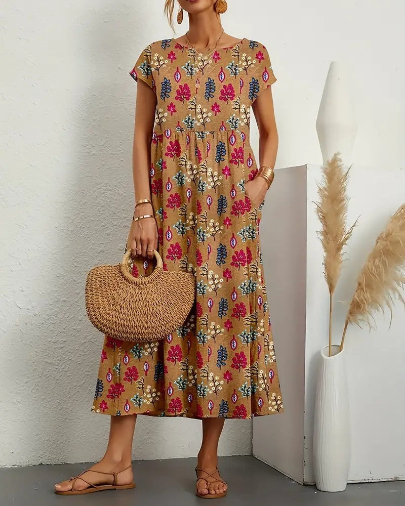 MELINDA - VESTIDO FLORAL DE BELLEZA EN FLOR