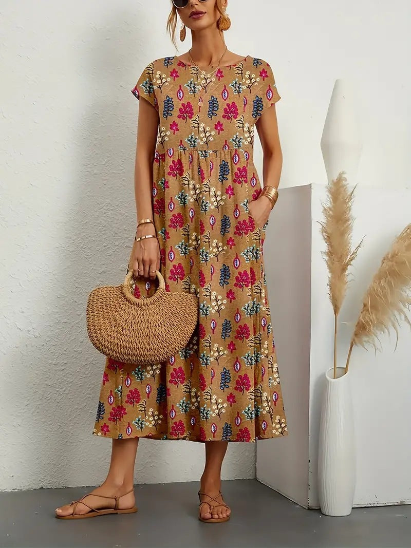 MELINDA - VESTIDO FLORAL DE BELLEZA EN FLOR