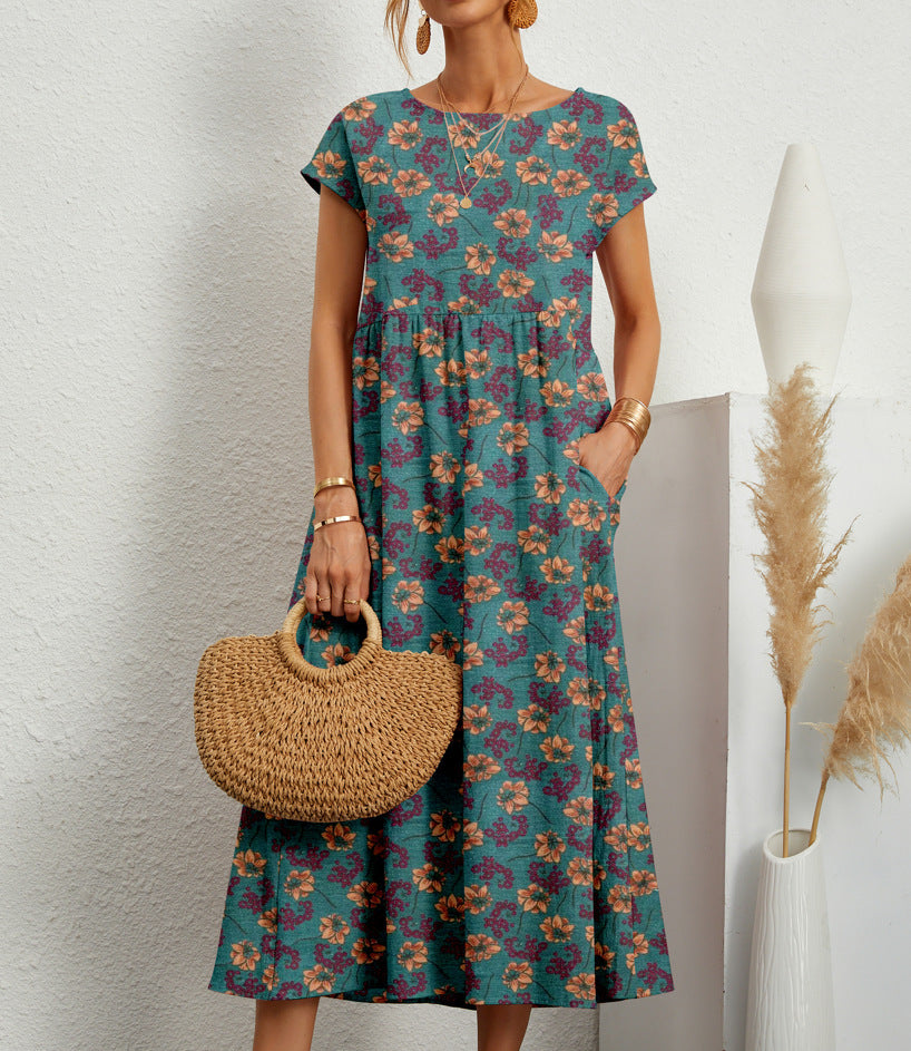 MELINDA - VESTIDO FLORAL DE BELLEZA EN FLOR