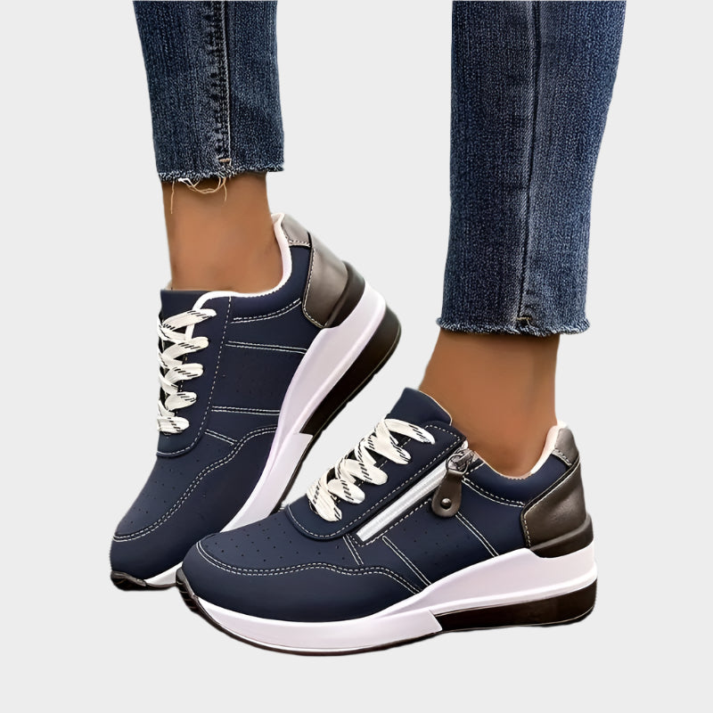 Zapato Ortopédico con Cremallera y Suela Gruesa