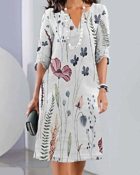 Margaret | Elegante Vestido Floral de Verano