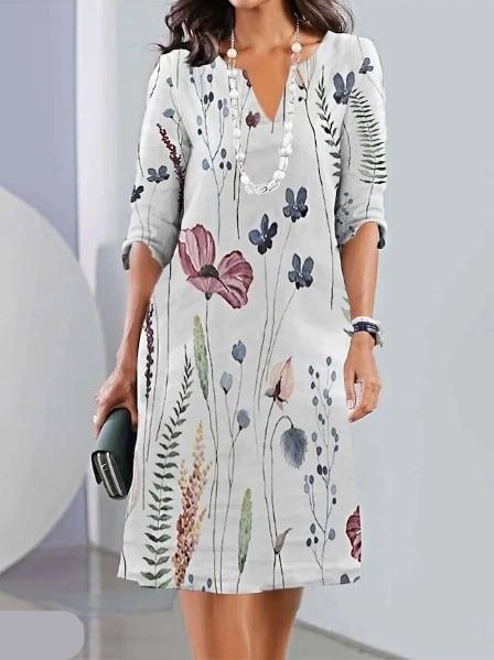 Margaret | Elegante Vestido Floral de Verano