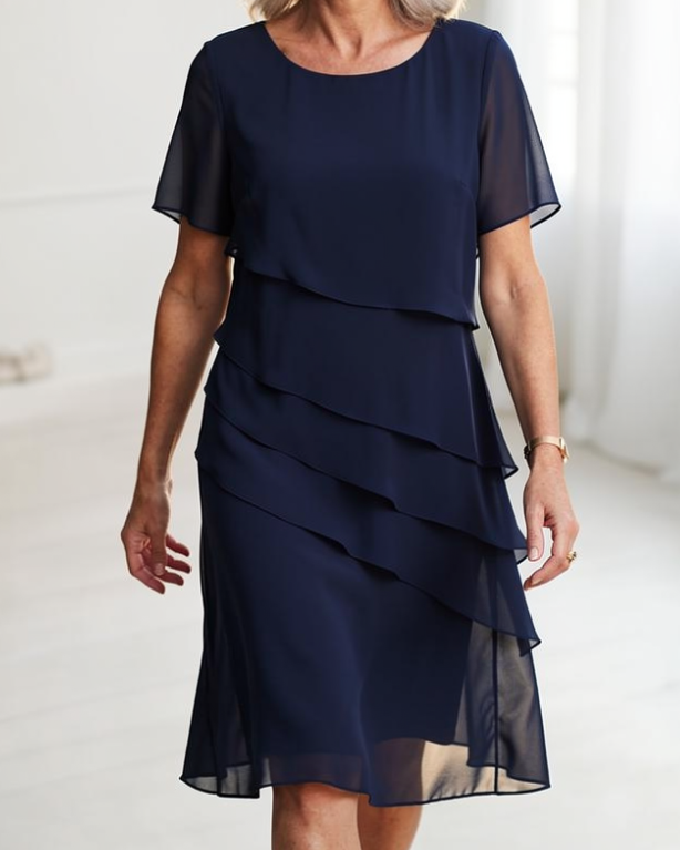 Linda™ - Elegante vestido de volantes cómodo