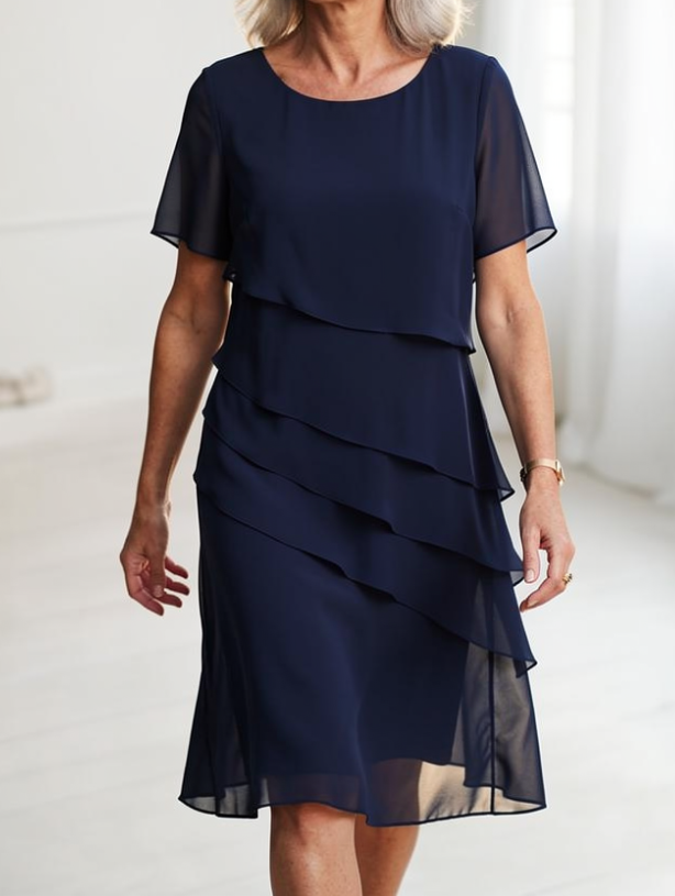 Linda™ - Elegante vestido de volantes cómodo