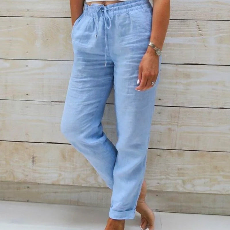 Tamina - Pantalón Casual con Cuerda Ajustable