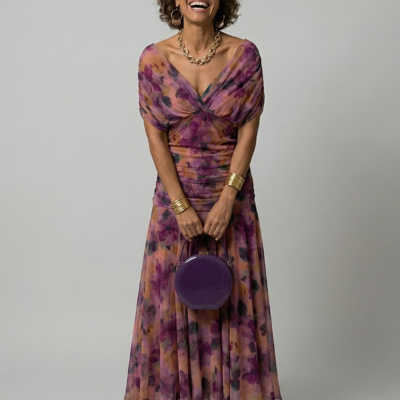Calen | Vestido Midi Off Shoulder