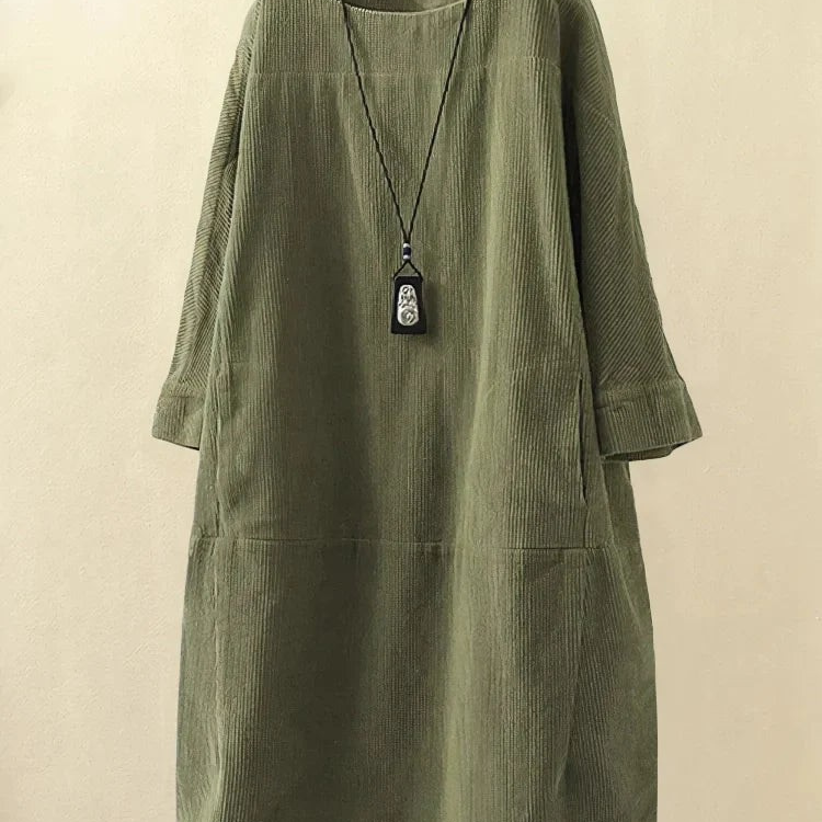 No Dualidad | Vestido casual vintage de pana