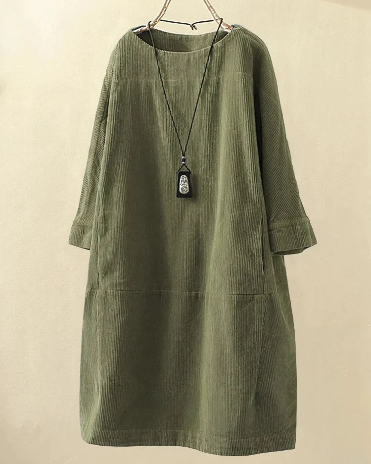 No Dualidad | Vestido casual vintage de pana