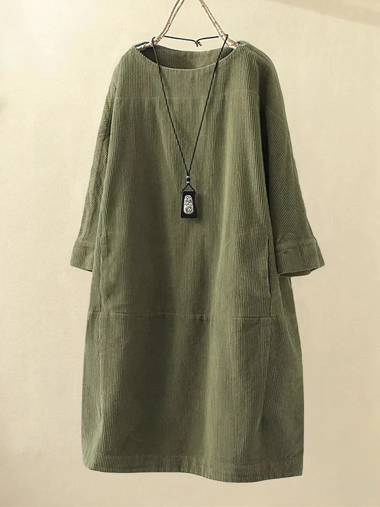 No Dualidad | Vestido casual vintage de pana