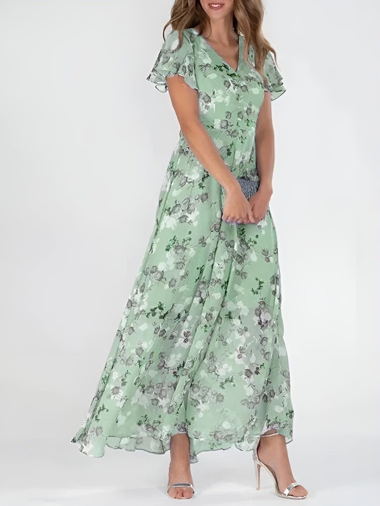 Vestido Elegante que Cubre el Abdomen