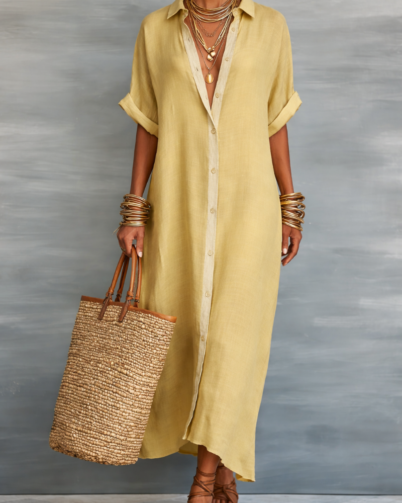 Manelle™ | Vestido Maxi con Línea Minimalista