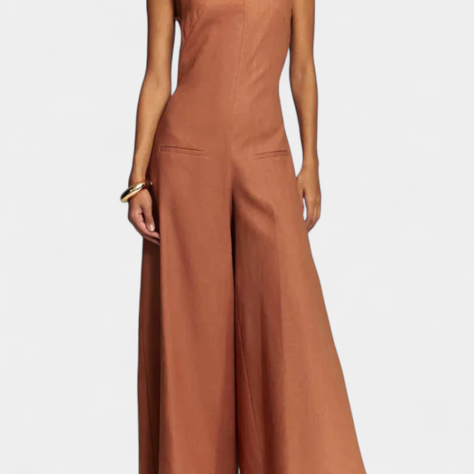 Belén | Mono Halter de Pierna Ancha Radiante