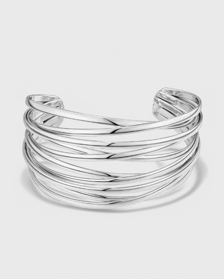 Brazalete de Alambre en Capas