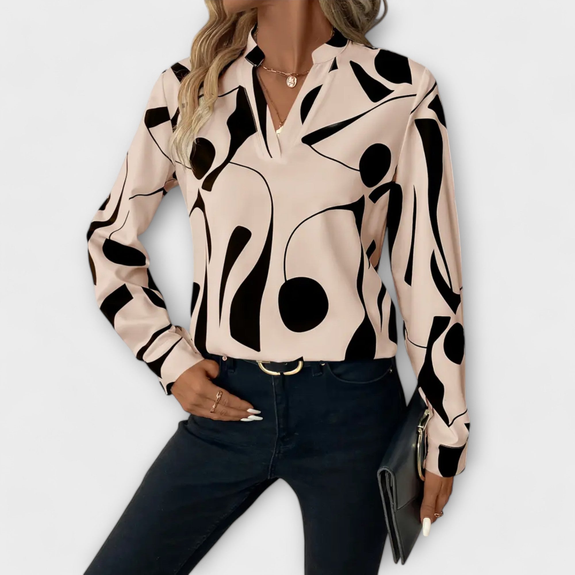 ADDISON – BLUSA DE DISEÑO SOFISTICADO
