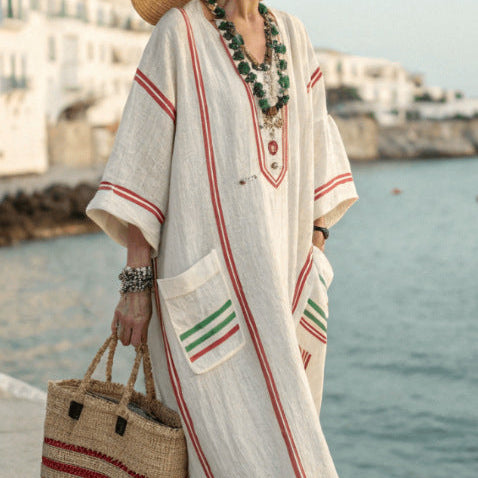 Ropa Caftán "Mathilde" – Riviera Brillante