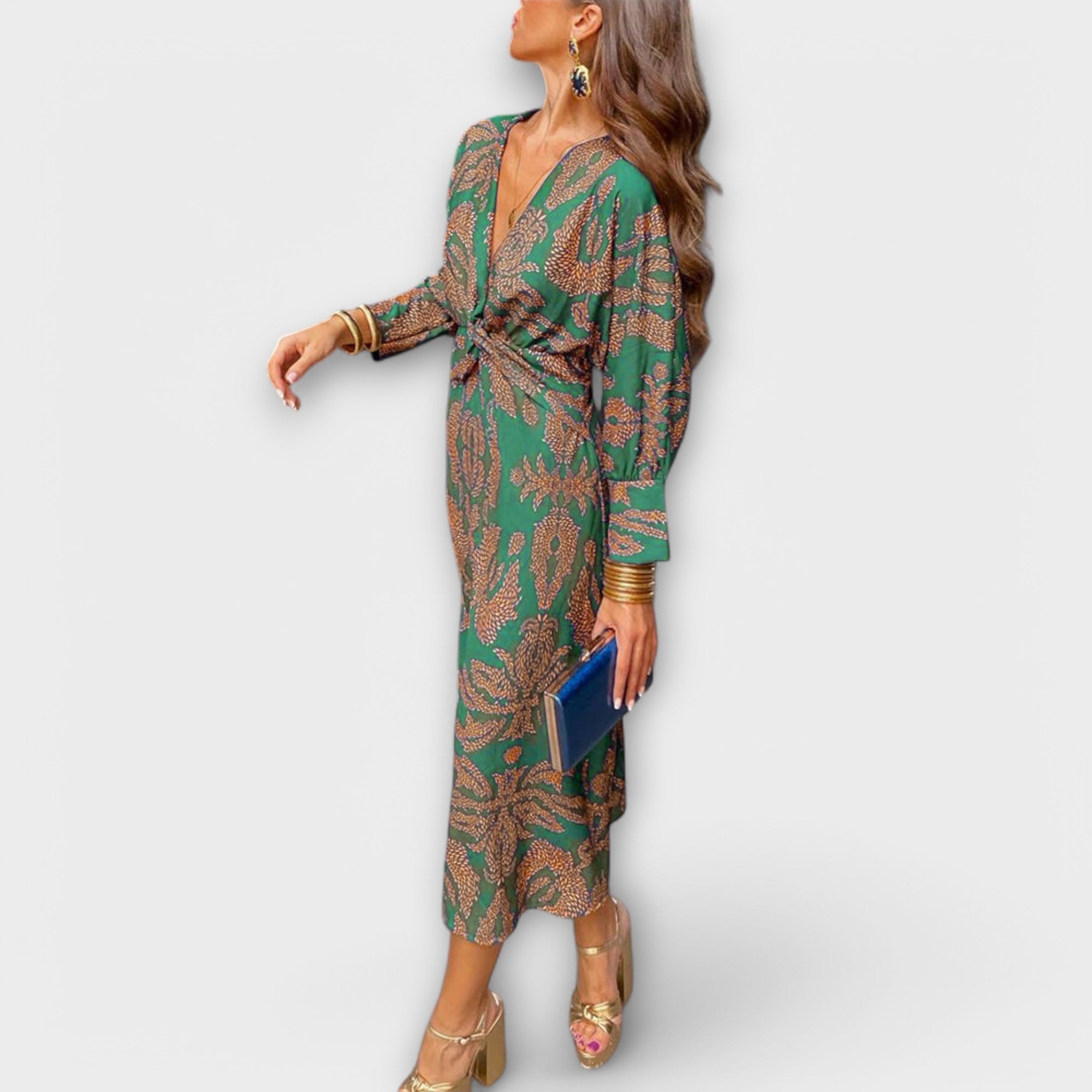 Oriana - Vestido Elegante de Mangas Largas