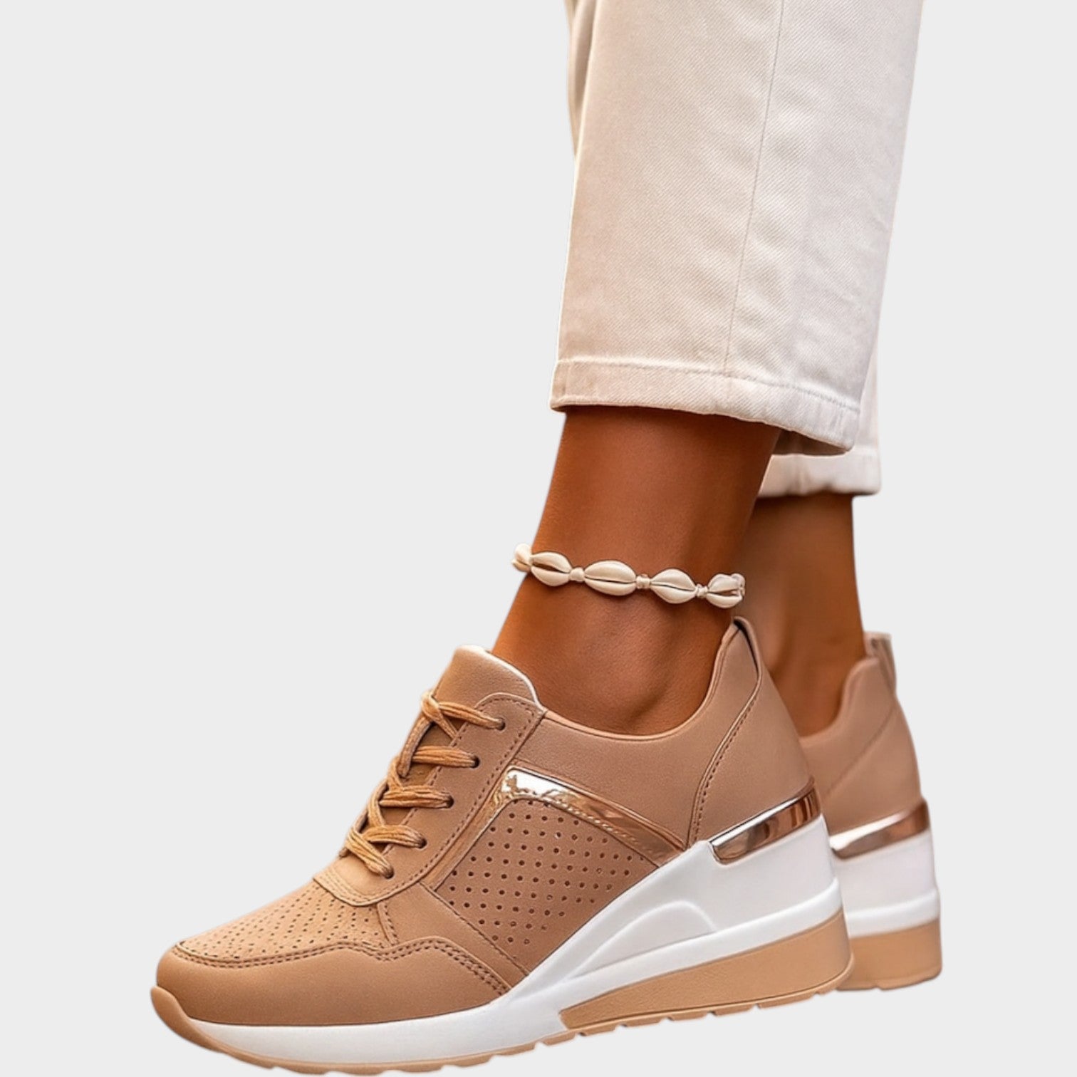 Zapatillas Wedge de Confort Elevado